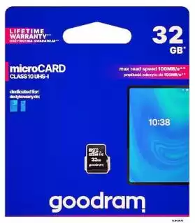 Фото товара Карта памяти 32Gb class 10, GOODRAM, microSDHC UHS-1
