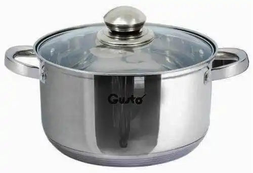 Каструля Gusto Solo 20 см (зі штампованими ручками) - зображення 1