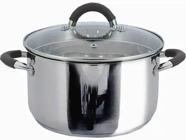 Каструля CASSEROLE GUSTO GT-1102-22, 22 см, 4.7 л з силіконовими ручками - зображення 1