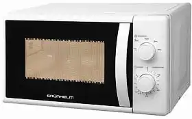 Фото товара Микроволновая печь GRUNHELM 20MX720-W, белая , 800 W, 20 л, механическая