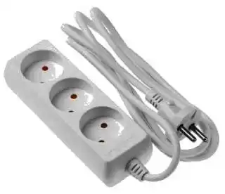 Фото товара Сетевой удлинитель Grunhelm WO4W3M 220 вольт, 4 розетки, длина кабеля 3 м