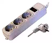 Фото товару Мережевий подовжувач Grunhelm G3W5M 220 вольтів на 3 розетки, довжина кабелю 5 м