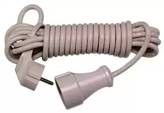 Фото товара Сетевой удлинитель Grunhelm SNG10M 220 вольт одноместный на 1 розетку, длина кабеля 10м