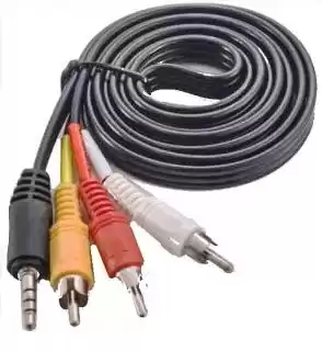 Фото товара Кабель Audio 3.5 мм Male to 3xRCA Male. 1м