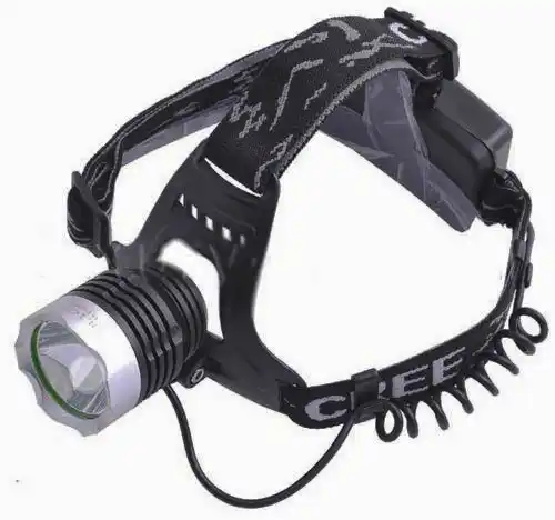 Ліхтарик налобний Police XQ-15-T6, ЗУ 220V/12V, 2x18650, signal light, zoom, Box - зображення 1