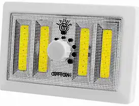 Фото товара Подсветка в виде выключателя F028-4COB, dimmer, магнит, липучки, 4*AAA