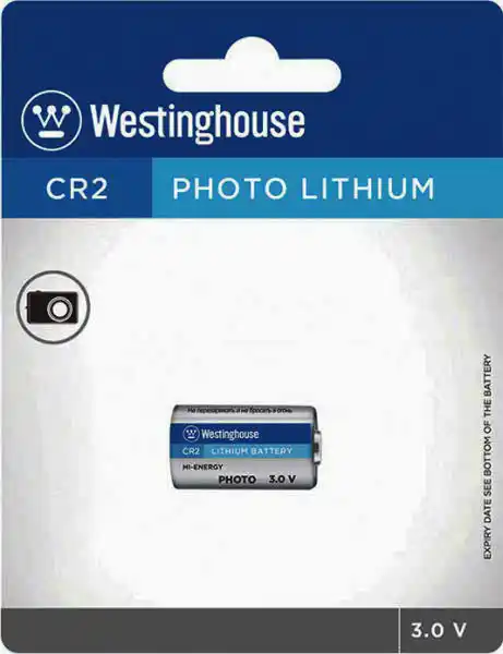 Батарейка CR2, West Lithium, 1,5 V, літієва, уп. 20/1, аналоги: DLCR2, KCR2, ECR2, 1CR2, 5046LC - зображення 1
