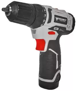 Фото товара Шуруповерт аккумуляторный, FORTE CDL 1215-2 B2, 12 B, обороты: 0-350 и 0-1100 об/мин, 1,5 А, 6 мм, 28 Нм