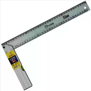 Фото товара Угол строительный Сталь алюминиевый 350 мм