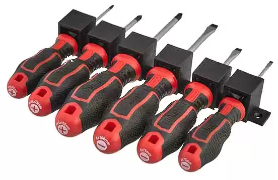Набір викруток Haisser 6 шт S2 (SL3*75, SL5*100, SL6*100, PH0*75, PH1*100, PH2*100) - зображення 1
