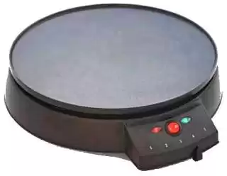 Фото товара Блинница Grunhelm GCM1200 мощность 1200 Вт, диаметр рабочей поверхности 30 см, покрытие
антипригарное