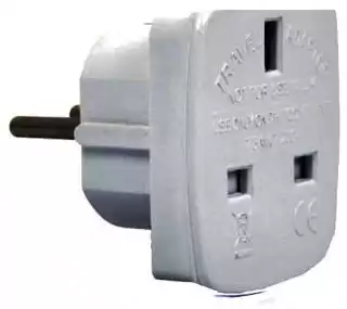 Фото товара Переходник с английской вилки в евро-розетку A-AC-UKEU-001 Gembird