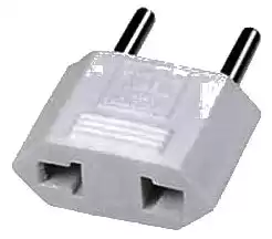 Фото товара Переходник с американской вилки, на евро-розетку HJ11, белый