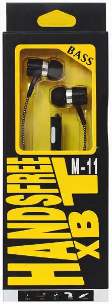 Навушники з мікрофоном Handsfree XBT M-11 Вакуумні - зображення 1