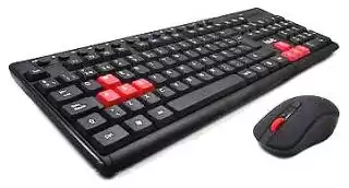 Фото товара Клавиатурa беспроводная геймерская + мышь HAVIT HV-KB257GCM USB