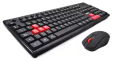 Клавіатура бездротова геймерська + мишка HAVIT HV-KB257GCM USB - зображення 1