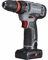 Фото товара Шуруповерт аккумуляторный, FORTE CDR 1218-2 B2, 12 B, обороты: 0-350 и 0-1100 об/мин, 1,5 А, 10 мм, 28 Нм