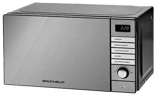 Микроволновая печь GRUNHELM 20MX921-S, нержавейка, 700 W, электронная - изображение 1
