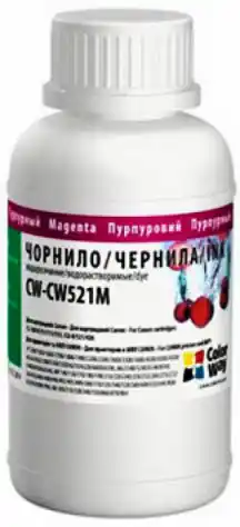 Чорнило CW-CW521M Magenta ColorWay 200 г, для принтерів Canon, універсальне - зображення 1