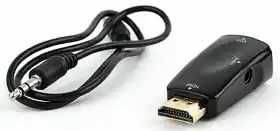 Фото товара Преобразователь сигнала с HDMI на VGA с аудио кабелем