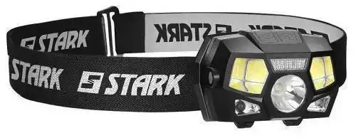 Фонарь налобный Ліхтар налобний LED Stark L-3-03 Li, 3W LED + 2pcs COB + RED LED + sensor, 120 лм + 120 лм, аккумулятор 900 mAh, 0,125 кг - изображение 1