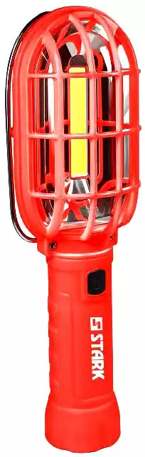 Фонарь ручной Stark L-2-02 Li, 3W COB + 2шт RED LED сзади, 230lm red flash, с магнитом, 3*АА, 0,277кг - изображение 1