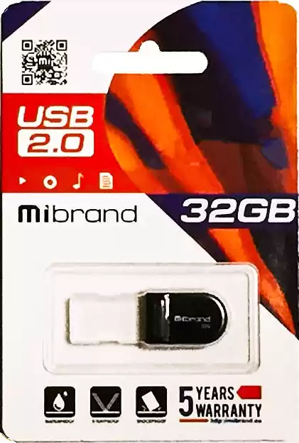 Флешка 32 Гб Mibrand Grizzly USB 2.0 - зображення 1