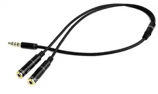 Фото товара Кабель аудио 3,5 4pin папа/2x3.5 3 pin мама CCA-417