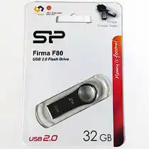 Фото товара Флеш память USB 2.0, 32Gb Silicon Power Firma F80 метал