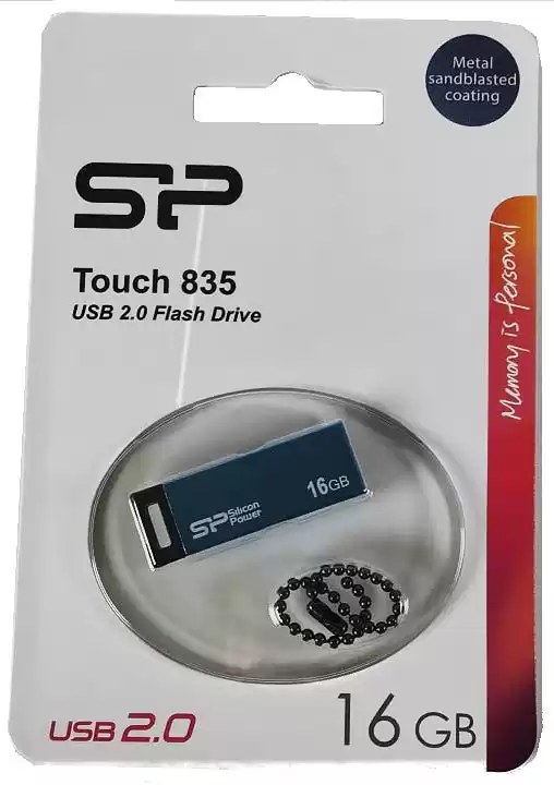 Флешка 16 Гб Silicon Power 835 USB 2.0 синя - зображення 1