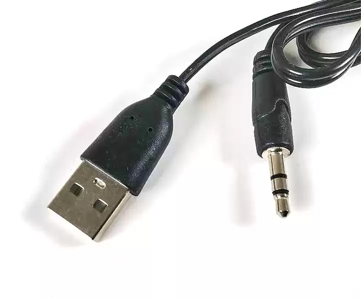 Колонки USB Havit HV-SK210 mini, чорні з Led підсвіткою, потужність 2*3 Вт, розмір 65*65*95 мм - зображення 3