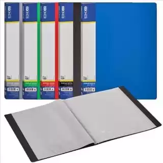 Фото товара Папка с файлами, пластиковая, 80 файлов, А4, mix, Economix