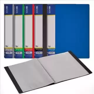 Фото товара Папка с файлами, пластиковая, 100 файлов, А4, mix, Economix