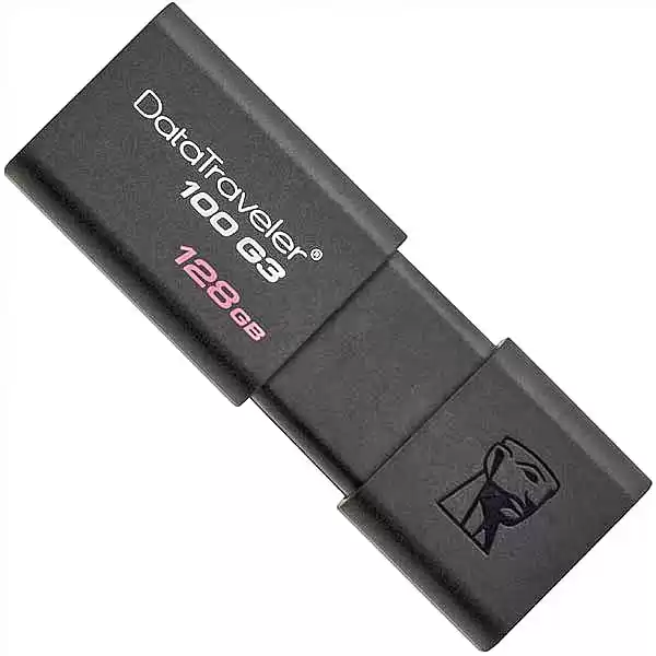 Флешка 128 Гб Kingston DataTraveler 100 USB 3.1 - зображення 1