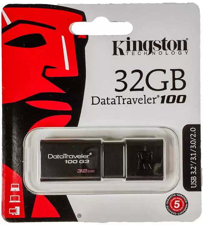 Флешка 32 Гб Kingston DataTraveler 100 USB 3.0 - зображення 1