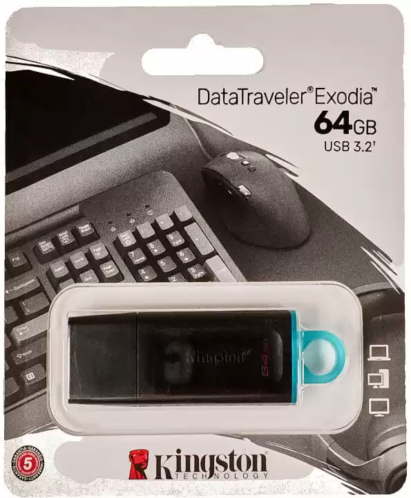 Флешка 64 Гб Kingston DataTraveler Exodia USB 3.2 - зображення 1