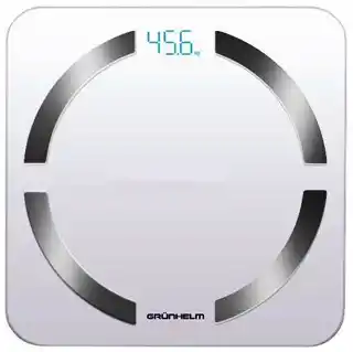 Фото товара Весы напольные стеклянные Grunhelm BES-32BFS фитнес, квадратные, макс.вес 180 кг