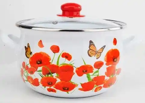 Каструля Gusto Макове поле 16 см 2.1 л - зображення 1