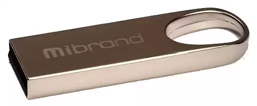 Флешка 8 Гб Mibrand Irdis USB 2.0 сіра - зображення 1