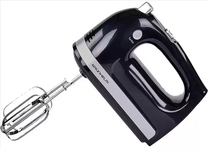 Миксер Grunhelm GRM661, 200-400 Вт, венчики 2шт черный - изображение 1