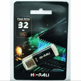 Флешка 32 Гб USB 2.0 Hi-Rali Rocket Black - зображення 1
