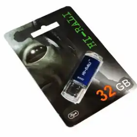 Флешка 32 Гб USB 2.0 Hi-Rali Rocket Blue - зображення 1