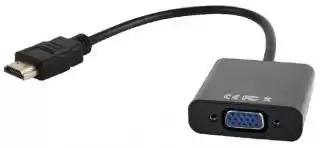 Фото товару Перетворювач сигналу з HDMI male на VGA female з кабелем 10 см Atcom 9220