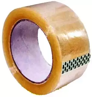 Фото товара Клейкая лента прозрачная (скотч упаковочный) ширина 48 мм, длина 300 м, толщина 45 мкм