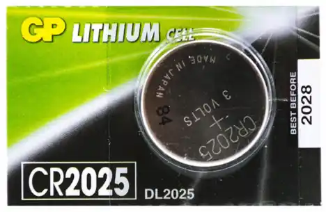 Батарейка CR2025 GP, 3 V, літієва, бл. 5/1, аналоги: CR2025, DL2025, ECR2025, BR2025, KCR2025, L2025 - зображення 2
