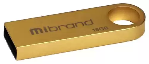 Флешка 16 Гб Mibrand Puma USB 2.0 золотиста - зображення 1