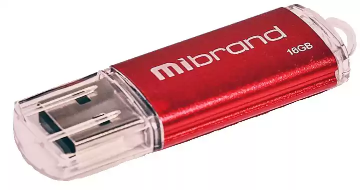 Флешка 16 Гб Mibrand Cougar USB 2.0 червона - зображення 1