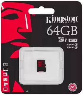 Фото товара Карта памяти 64Gb class 10, Kingston, microSDHC