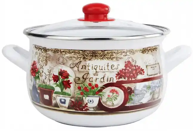 Кастрюля GUSTO Цветочной сад 20 см, 4 л - изображение 1