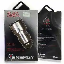 Зарядний пристрій iEnergy CA-03 2,4A 2*USB, для телефонів, смартфонів, планшетів та інших пристроїв від автомобільного прикурювача - зображення 2